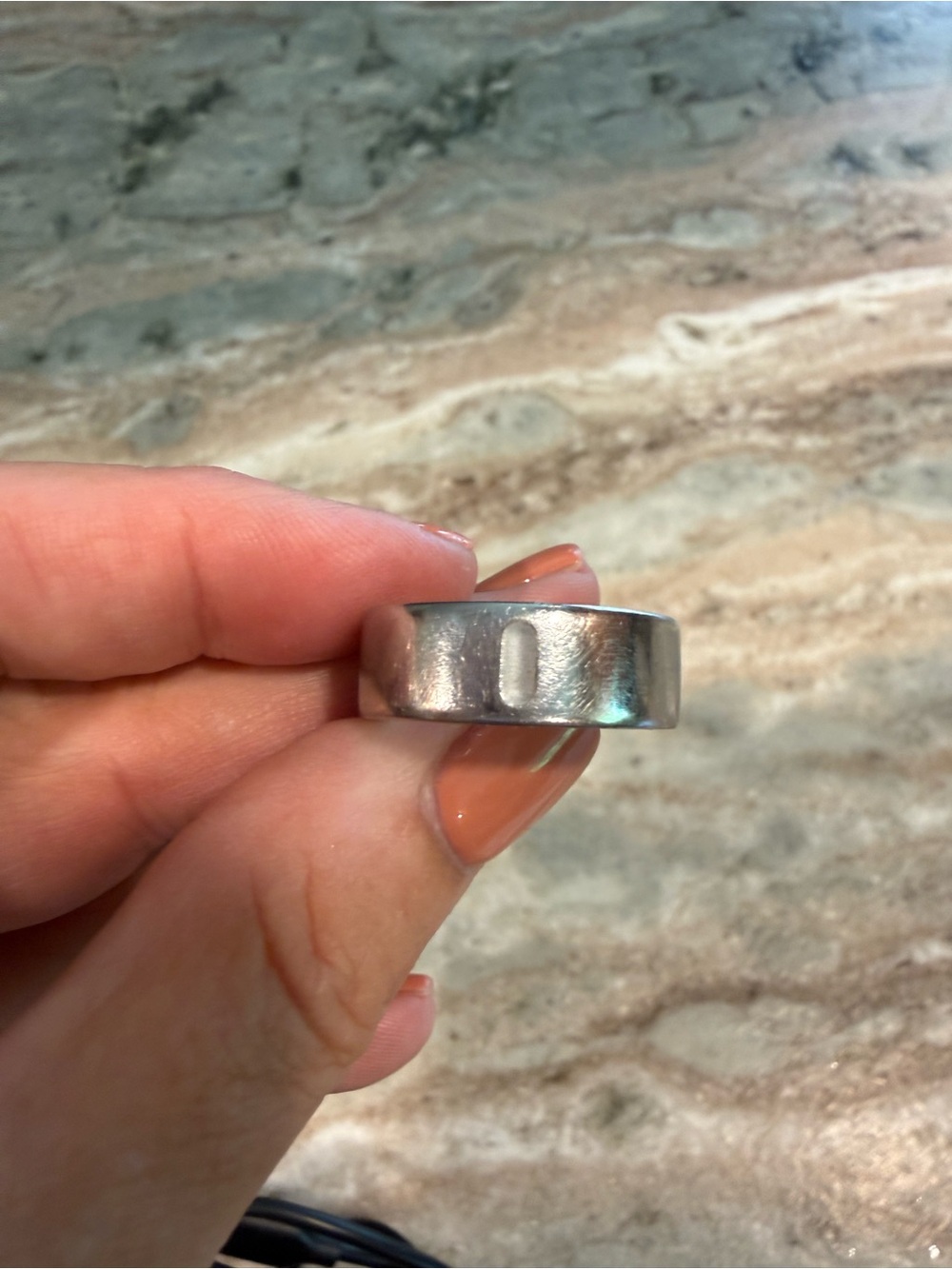 Oura Ring Gen 4, Size 8 Silver